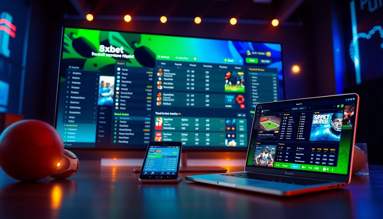 Experience the engaging interface of 8xbet.com.se for online sports betting.