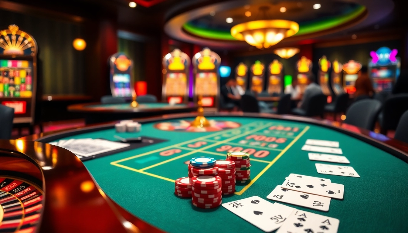 Experience the excitement of gambling at https://bl-555.com/ with vibrant tables and luxury decor.